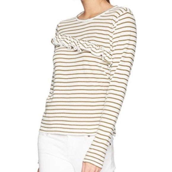 Lucky Brand Ruffle Lightweight Sweater